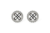 H206-13570: EARRING JACKETS .30 TW (FOR 1.50-2.00 CT TW STUDS)