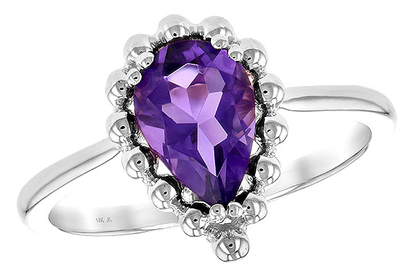 A207-95434: LDS RING 1.06 CT AMETHYST