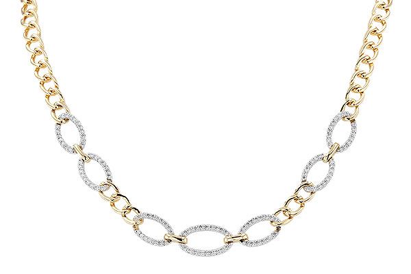 A292-48134: NECKLACE 1.12 TW (17")(INCLUDES BAR LINKS)