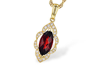 B291-62652: NECK 1.25 GARNET 1.36 TGW
