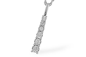 B292-54470: NECKLACE .25 TW