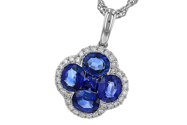 E293-38179: NECKLACE 1.72 SAPPHIRE 1.87 TGW