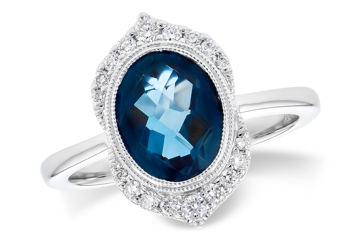 F291-62697: LDS RG 1.86 LONDON BLUE TOPAZ 2.00 TGW