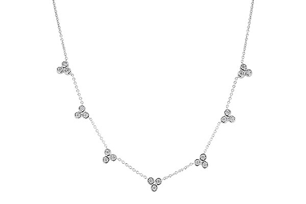 G292-47261: NECKLACE .36 TW (18")