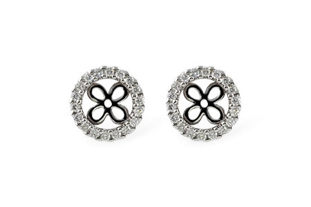 H206-13570: EARRING JACKETS .30 TW (FOR 1.50-2.00 CT TW STUDS)