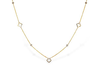 H293-39052: NECKLACE .20 TW (18")