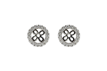 K206-13561: EARRING JACKETS .24 TW (FOR 0.75-1.00 CT TW STUDS)